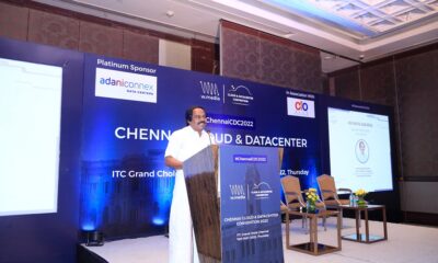Thiru. T.Mano Thangaraj, Hon’ble Minister of Information Technology & Digital Services, Government of Tamil Nadu inaugurated and gave the keynote address at First Edition of Chennai Cloud & Datacenter Convention 2022.