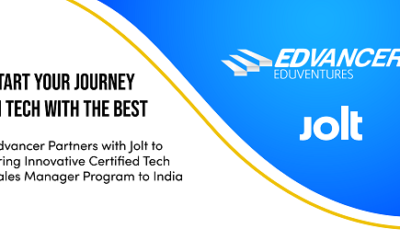 Edvancer Partners with Jolt to Bring Innovative Certified Tech Sales Manager Program to India