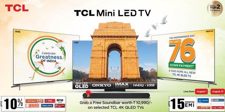 QLED TV TCL 43C645, TVs, TVs and accessories, HOUSEHOLD APPLIANCES AND  ELECTRONICS