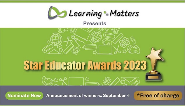 Learning Matters Announces Star Educator Awards 2023: Celebrating Exceptional Educators and Transformative Educational Institutions Worldwide