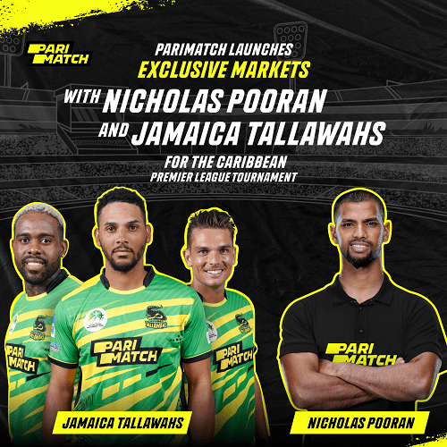 Parimatch Launches Exclusive Markets with Nicholas Pooran and Jamaica Tallawahs for the Caribbean Premier League Tournament