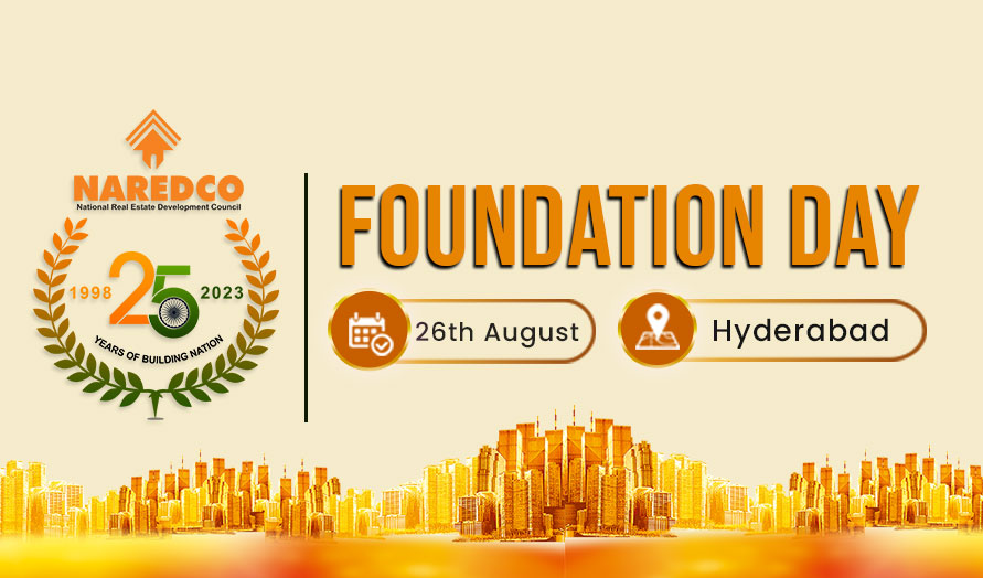 NAREDCO's 25th Foundation Day in Hyderabad to Mark Launch of Vision 2047 Report in Collaboration with Knight Frank
