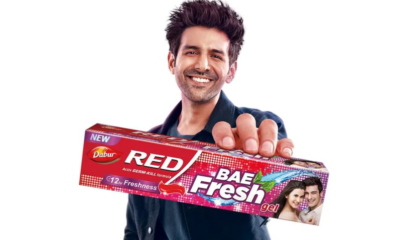 Dabur signs Kartik Aaryan as brand ambassador for its new gel toothpaste variant launch Dabur Red Bae Fresh Gel