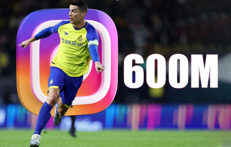 Cristiano Ronaldo becomes the first ever person to achieve 600 Million Followers on Instagram