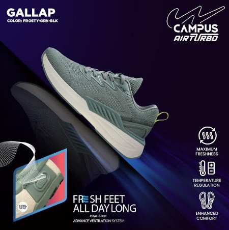 Campus Activewear Launches Innovative 'Air Turbo' Technology; First in India