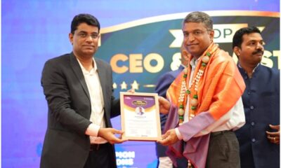 Sarveshaa SB, MD, BHADRA Group Receives 'Top CEO Award' at 'Global Investors Growth Summit' in Bengaluru