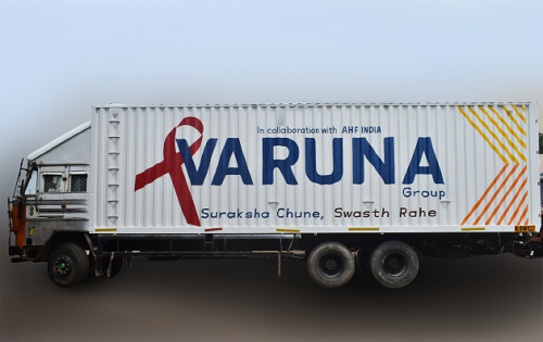 Varuna Group and AHF - AIDS HEALTHCARE FOUNDATION India Cares, Partner to Combat HIV/AIDS Through a Campaign for Long Distance Truck Drivers Across India