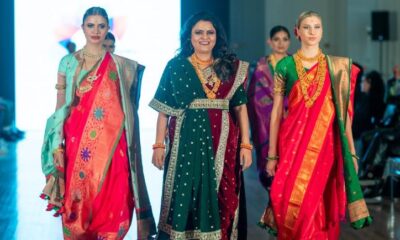 Vivz World Fashion Week London Makes History with the Debut of the Nine Yards Saree Look by an Indian Designer for the First Time in London