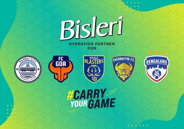 Bisleri Continues Its #CarryYourGame Campaign with Five Indian Super League Teams