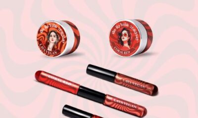 Introducing The Lip Balm Company's Newest Lip Sensations: Coral Red and Lava Vegan Tinted Lip Balms in Eco-Friendly Glass Packaging