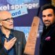 Legendary Bowler Zaheer Khan Surprises Audience at Prestigious Axel Springer Awards