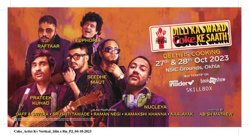 "Coke is Cooking" Comes to Delhi for an Unforgettable Musical Feast, Come Enjoy Delhi's Best Food with Coke and a Side of Music