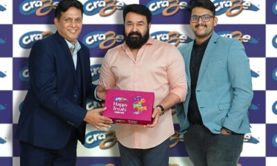 Mohanlal Joins Hands with Craze Biscuits to Take the Brand to Global Market