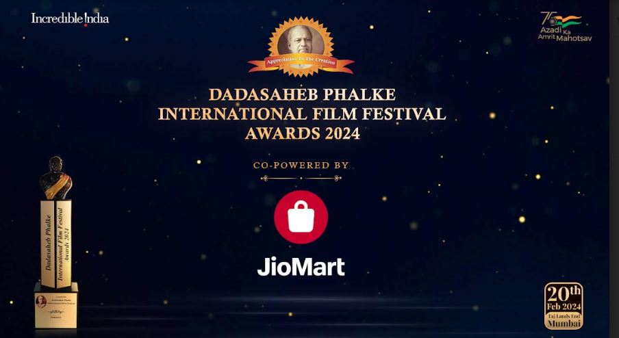 JioMart comes on board as 'co-powered by' partners at the Dadasaheb Phalke International Film Festival Awards 2024