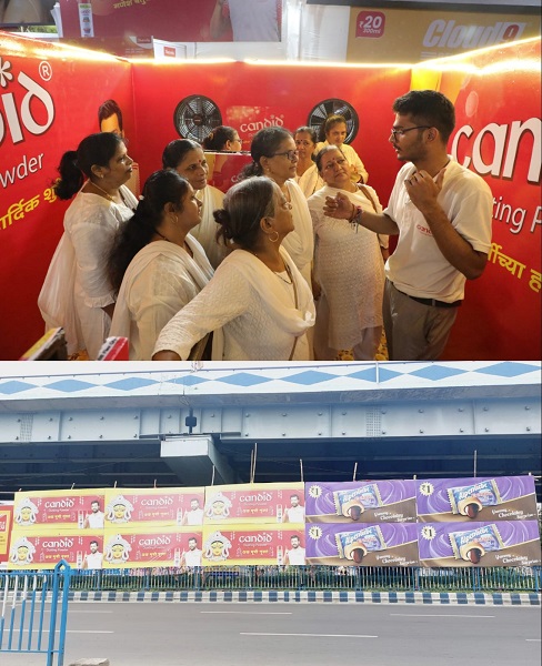 Candid Dusting Powder's Festive Brand Activations Illuminate Health and Well-being Across India