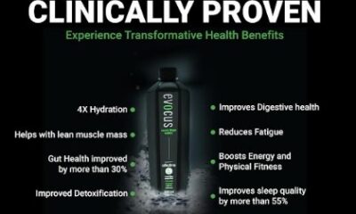 Benefits of Evocus Black Alkaline Water are Now Clinically Proven
