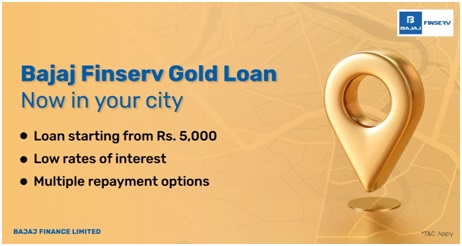 Access quick funds at your nearest Bajaj Finserv Gold Loan branch