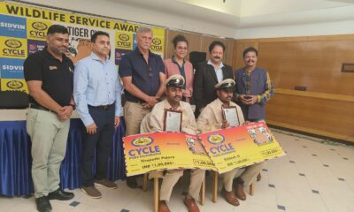 Cycle Pure Agarbathi Honours Unsung Heroes: Forest Guards Shine Bright in Tiger Cup Award Ceremony