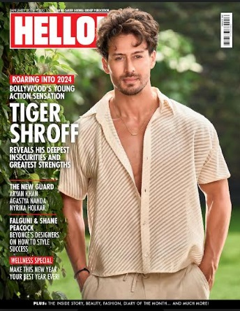 HELLO! Unveils its January Issue with Tiger Shroff Gracing the Cover