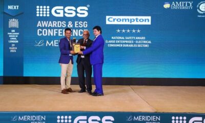 Crompton Wins the Prestigious National Safety Award 2023 at the 11th Global Safety Summit