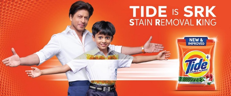 Shah Rukh Khan Recommends Tide as the 'Asli SRK - Stain Removal King'