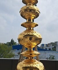 Chennai Based Smart Creations Installs the First Gold Plated Kalasam at Amawa Ram Mandir in Ayodhya