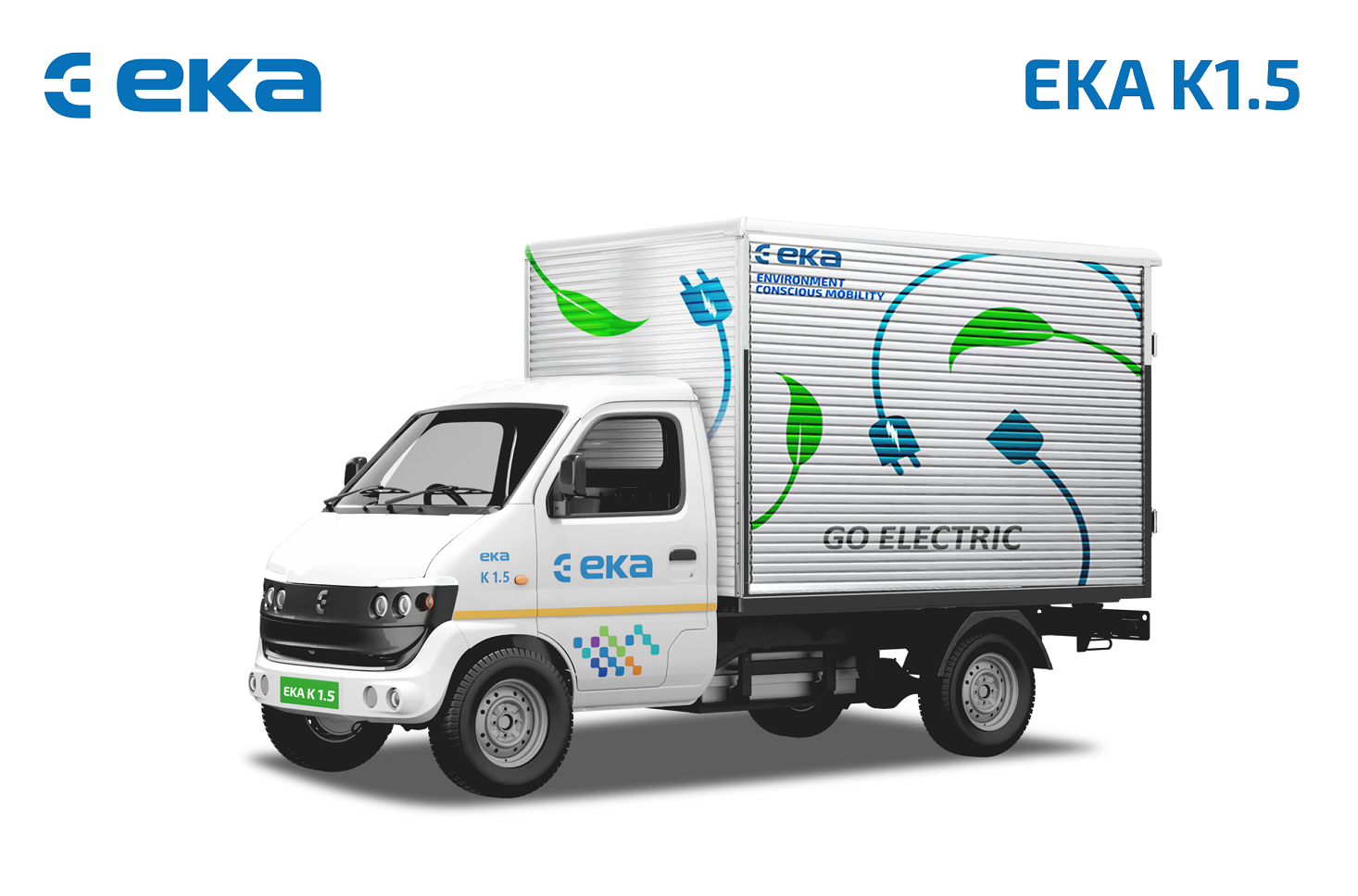 EKA Mobility unveils EKA K1.5, India’s first 1.5-tonne electric LCV rangety.