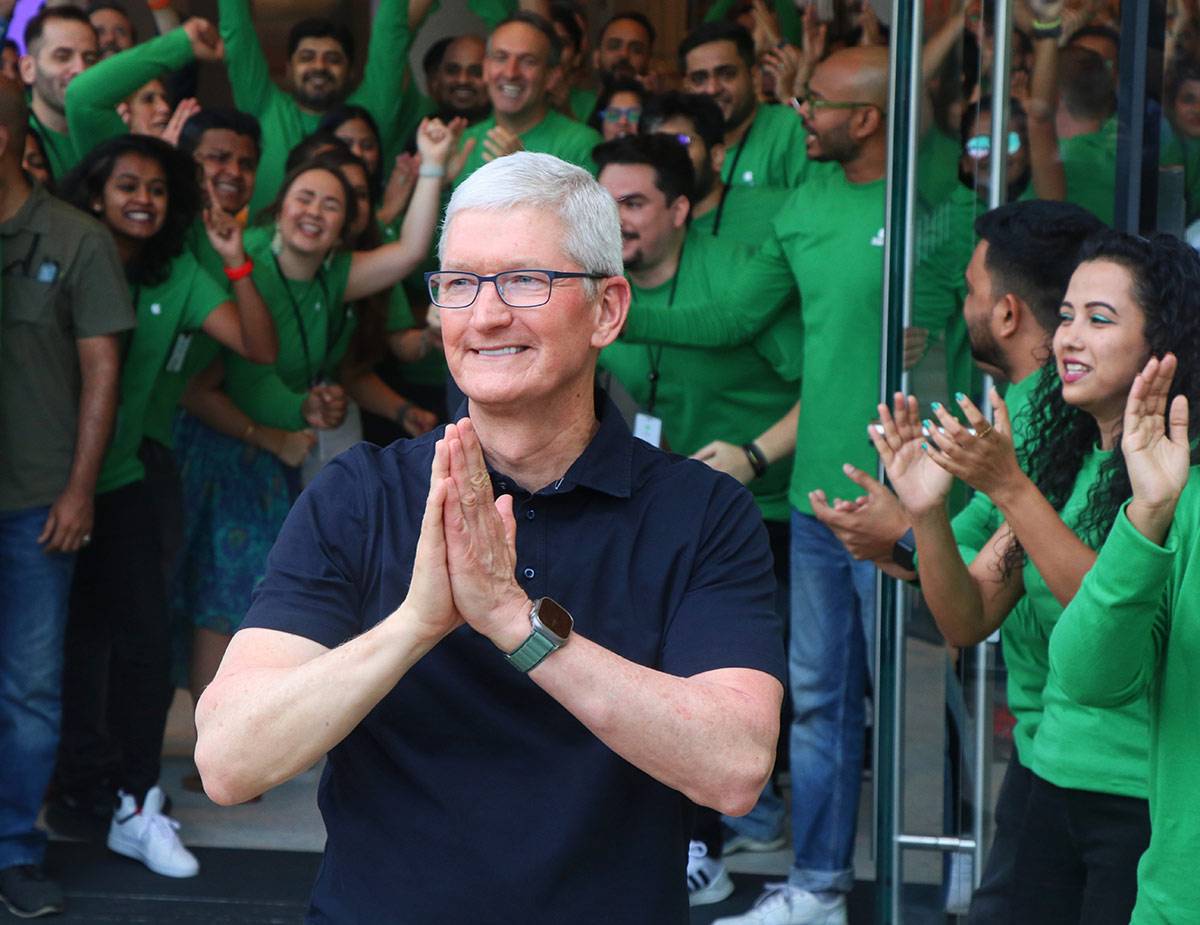 Apple hits record revenue in India, despite global slowdown