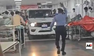 Police drive SUV into AIIMS ward to arrest suspect