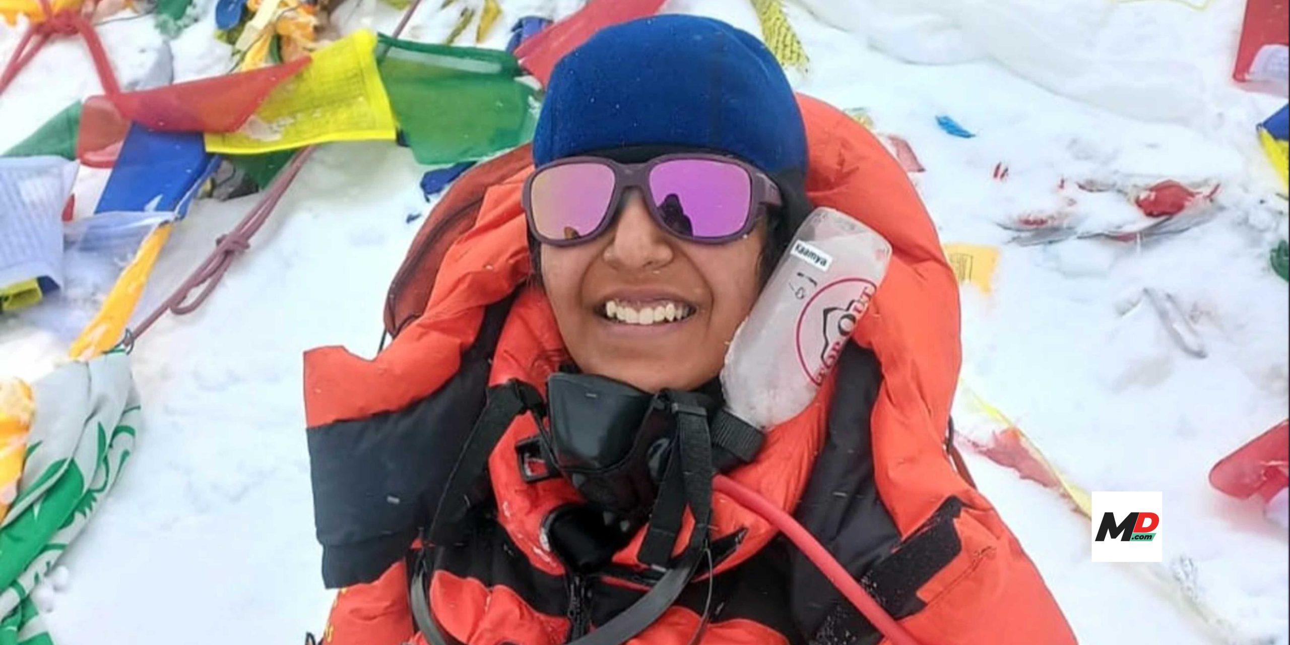 Ms. Kaamya Karthikeyan, A Class XII Student at Navy Children School NCS, Mumbai, Embarked on an Expedition on 03 April 2024 to Summit Mt. Everest.