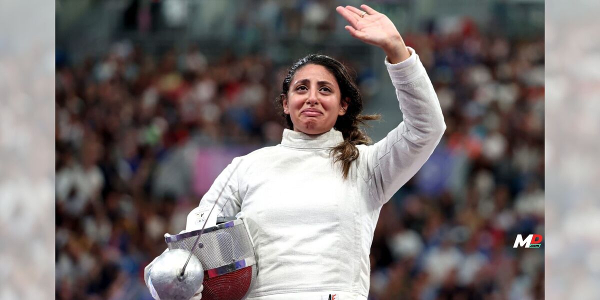 7-months pregnant Egyptian fencer shines at Paris Olympics 2024 