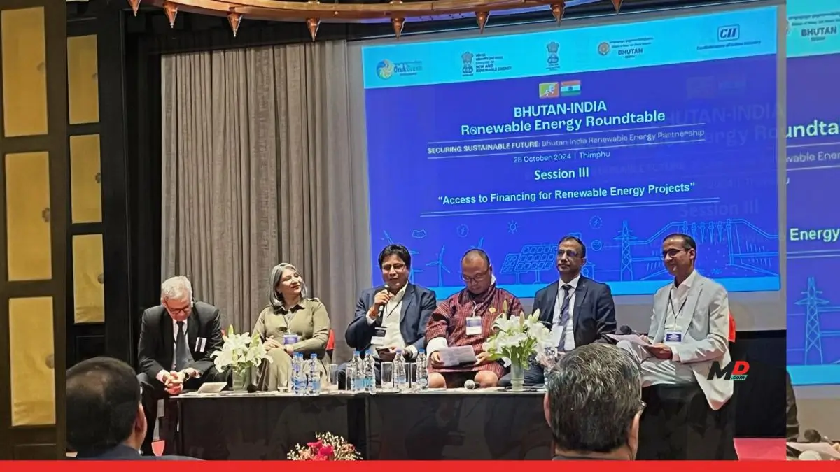 Bhutan-India Renewable Energy Roundtable: CMD, IREDA Promotes Collaborative Financing Solutions