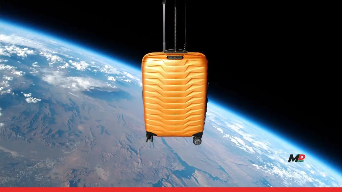 Samsonite’s Proxis suitcase survives a fall from outer space