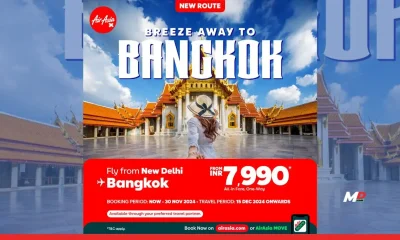 Thai AirAsia X Launches Direct Flights from Delhi to Bangkok from Fly Thru to Phuket, Krabi, Chiang Mai, Chiang Rai, Shanghai or Sydney