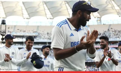 India creates history with 1st win over Australia at Perth's Optus Stadium