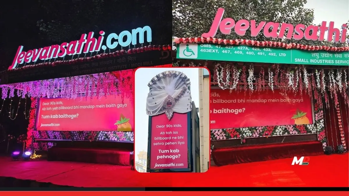 Jeevansathi.com’s billboard campaign trolls 90s kids for staying single 