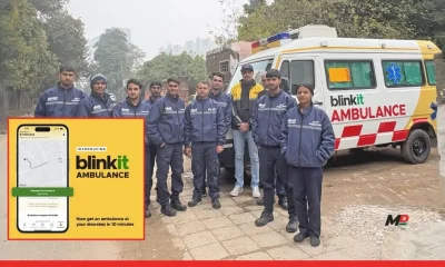 Zomato CEO Deepinder Goyal Applauds Blinkit's 10-Minute Ambulance Service 