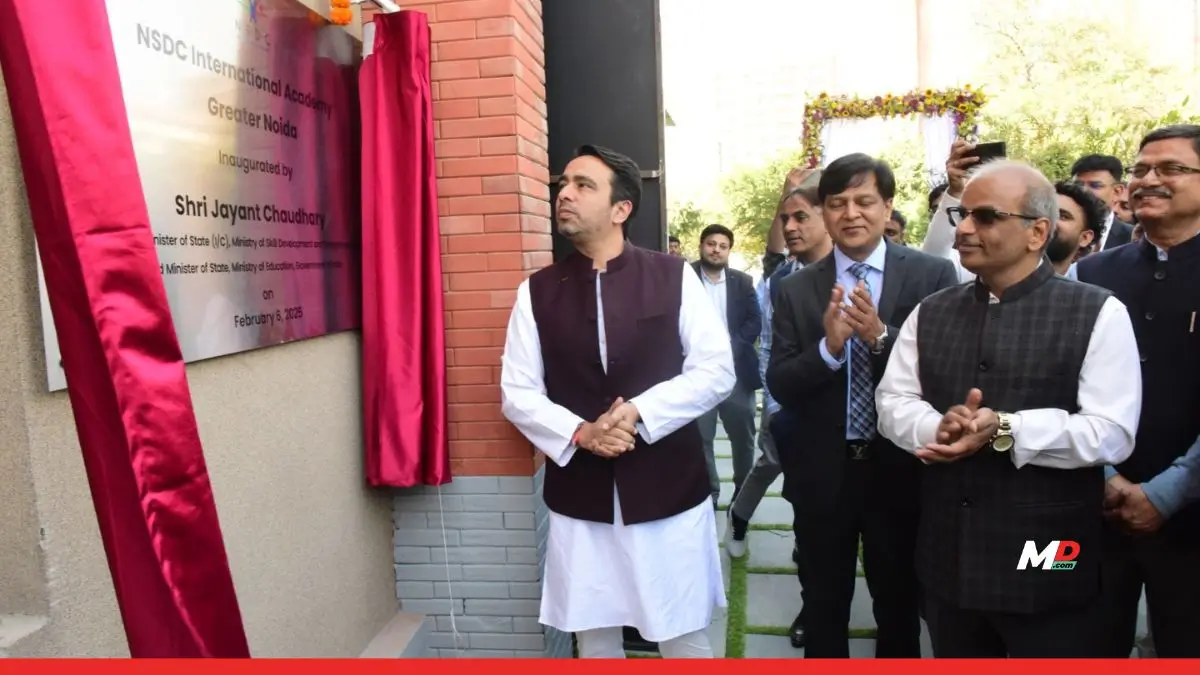 Shri Jayant Chaudhary inaugurates NSDC International Academy empowering youth in foreign languages and international placement 