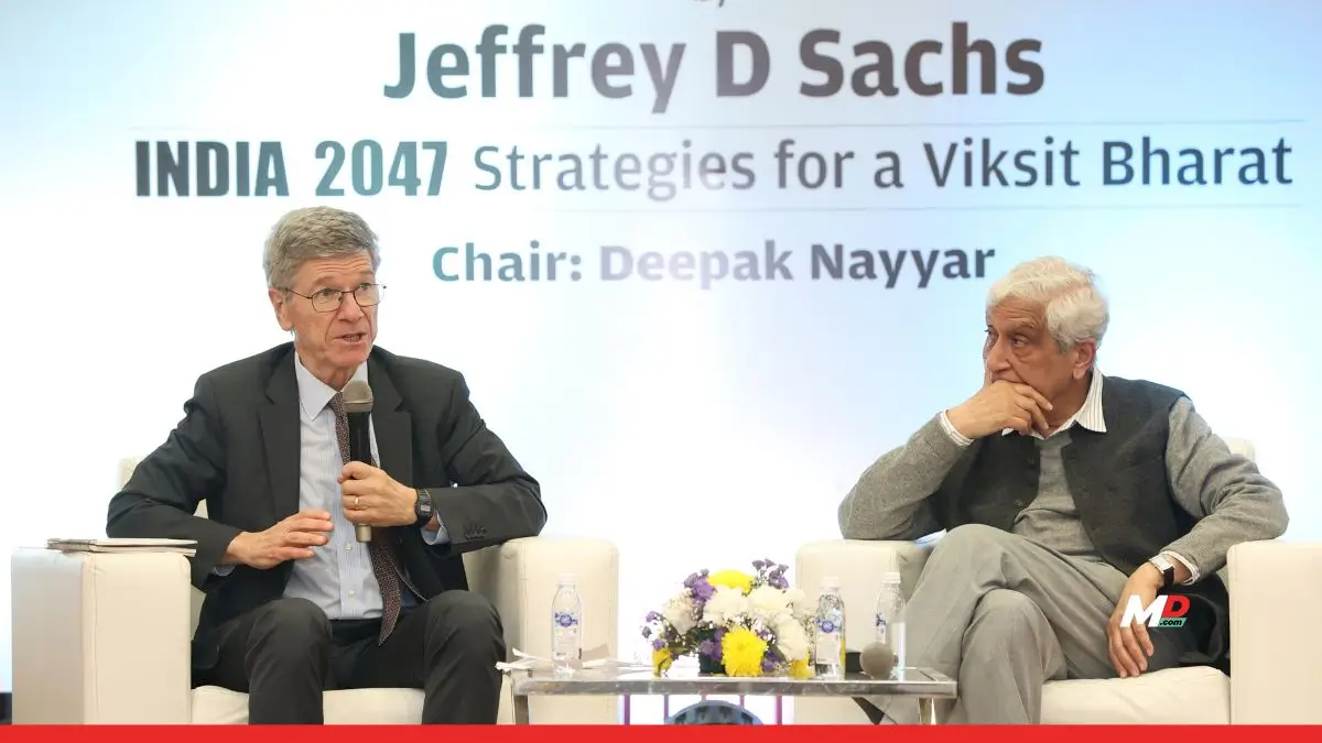 Jeffrey Sachs at BML Munjal University: Achieving Viksit Bharat by 2047 needs Investing in mass education and Technology