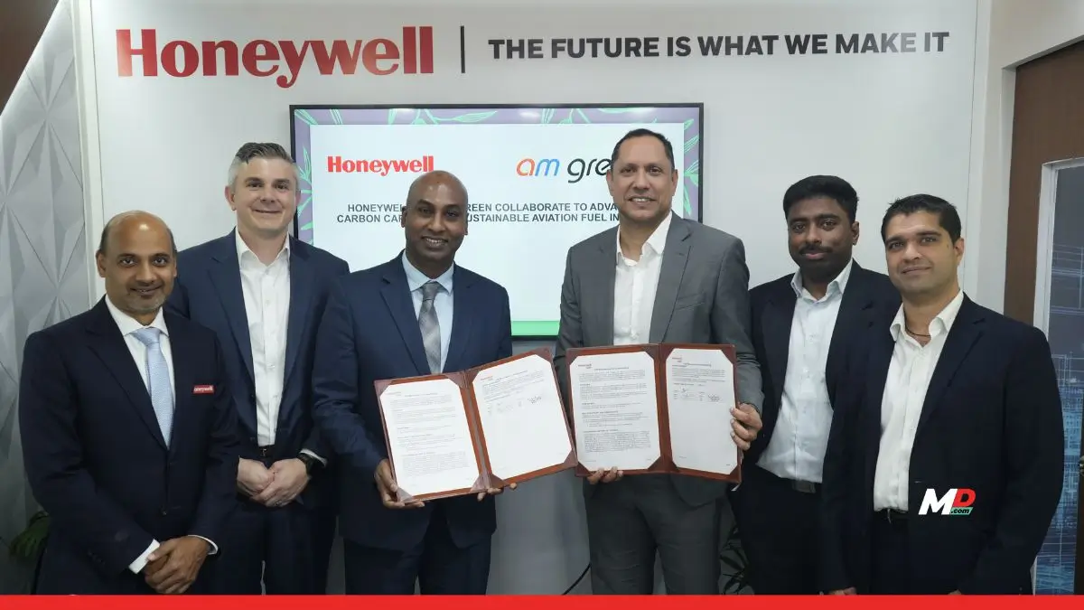 HONEYWELL AND AM GREEN COLLABORATE TO ADVANCE CARBON CAPTURE AND SUSTAINABLE AVIATION FUEL IN INDIA 