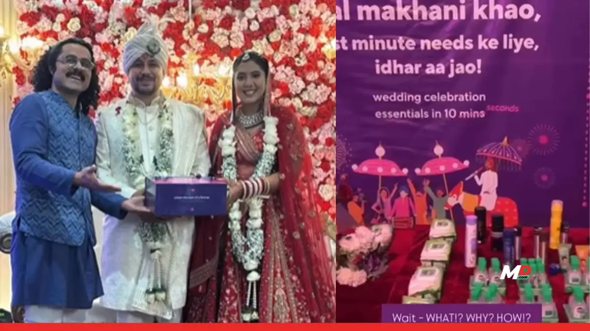 Love Delivered: How Zepto Made Sherry & Arvind’s Big Day Unforgettable! 