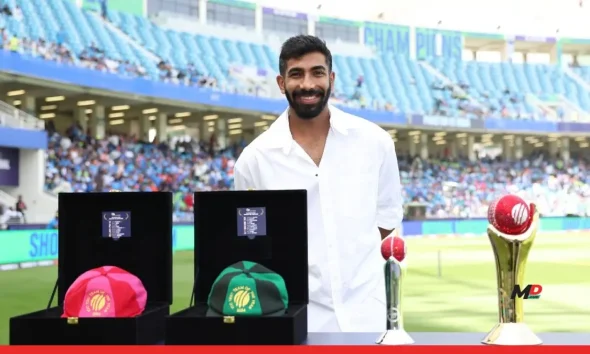 Jasprit Bumrah Honoured with Multiple ICC Awards Ahead of India-Pakistan Champions Trophy Clash in Dubai