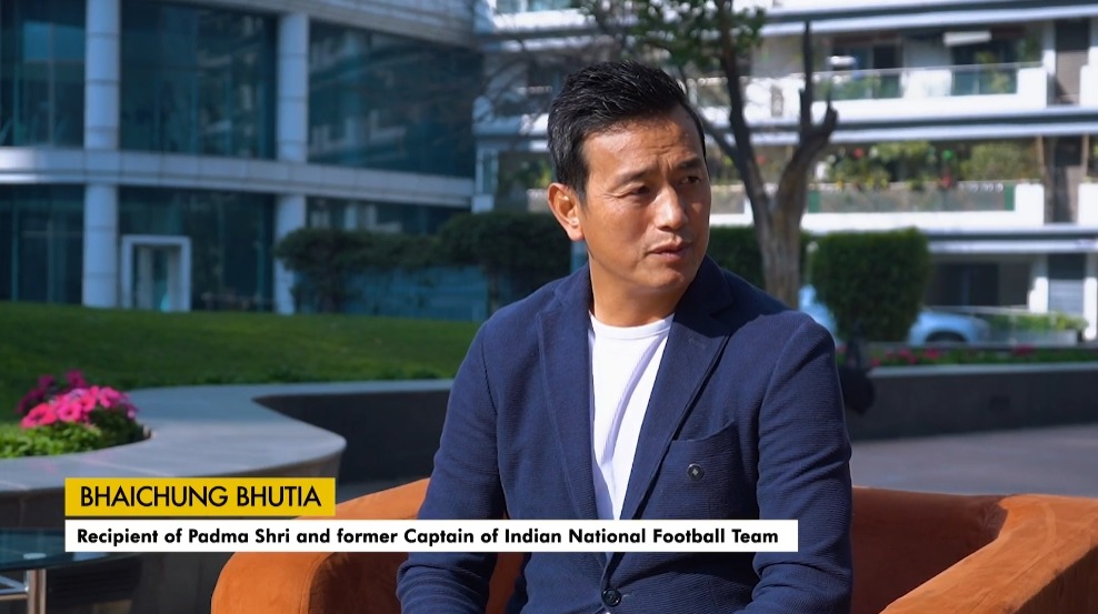 Baat Bharat Ki, with Bhaichung Bhutia