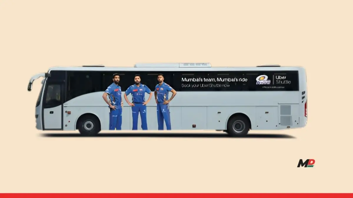 Good news for MI Paltan: Free Uber Shuttle rides to Wankhede Uber Shuttle sees packed buses as happy fans opt for free, comfortable rides on home match days  