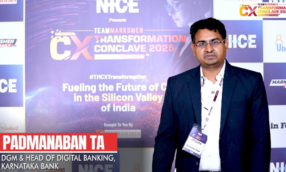 Padmanaban TA, DGM & Head of Digital Banking, Karnataka Bank