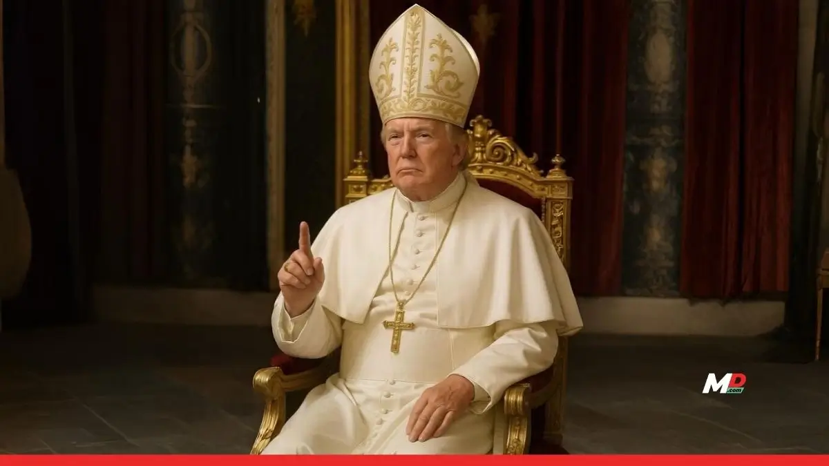 Trump’s AI “Pope” Post Sparks Global Outcry After Francis’ Funeral