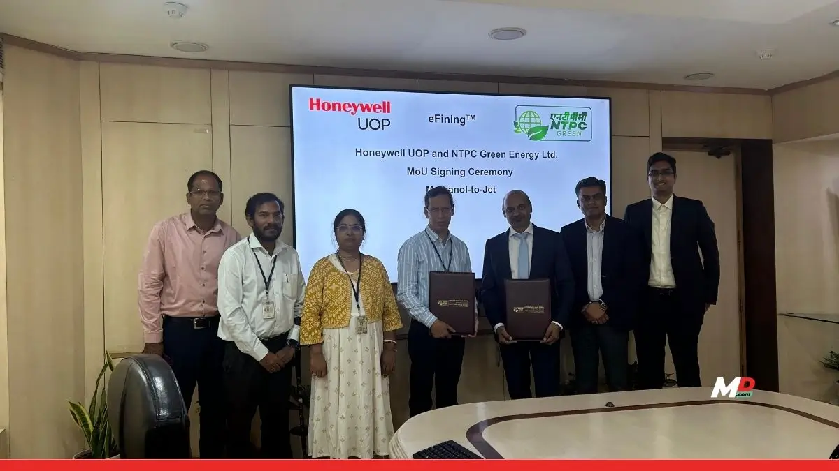 HONEYWELL AND NTPC GREEN PLAN TO JOINTLY PROPEL INDIA’S SUSTAINABLE AVIATION FUEL AMBITIONS  