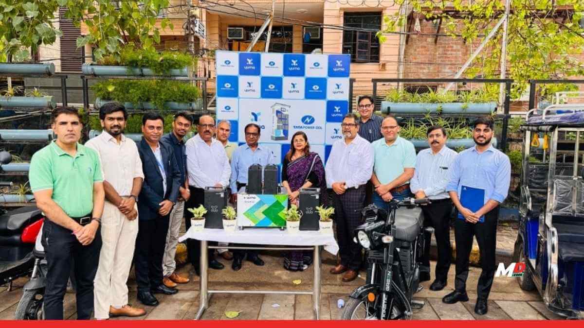 Tata Power-DDL Collaborates with Magna Yuma Private Ltd. to establish Battery Swapping Stations in Delhi