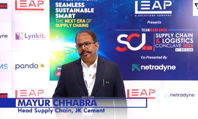 Mayur Chhabra, Head Supply Chain, JK Cement
