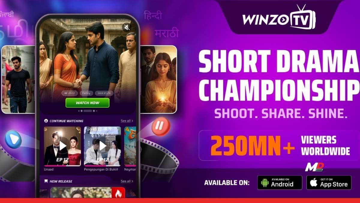 WinZO Launches the World’s First Global Short Drama Championship - Placing Indian Storytelling on the Global Stage  